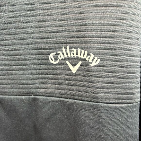 Men’s Callaway Mens Dual Utility ¼ Zip Pullover Black Size Large - Picture 8 of 11